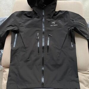 Arc'teryx Alpha SV Gore-Tex Pro Jacket Black Waterproof Shell Hooded Size L